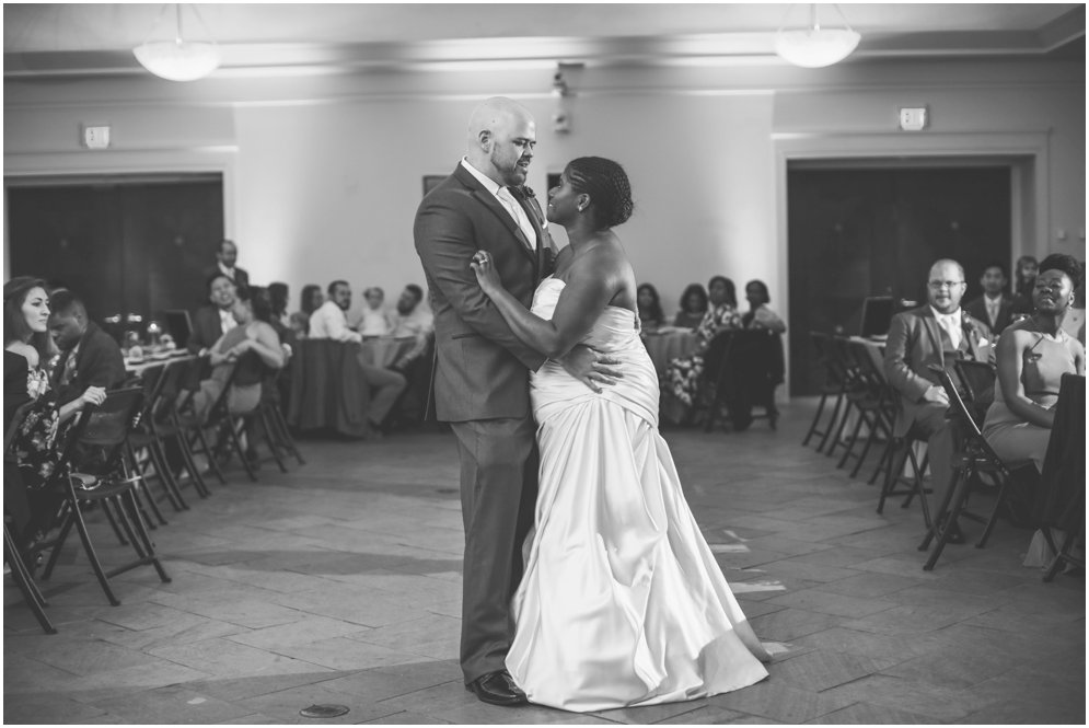 Bride and groom's first dance at Richmond Virginia Wedding